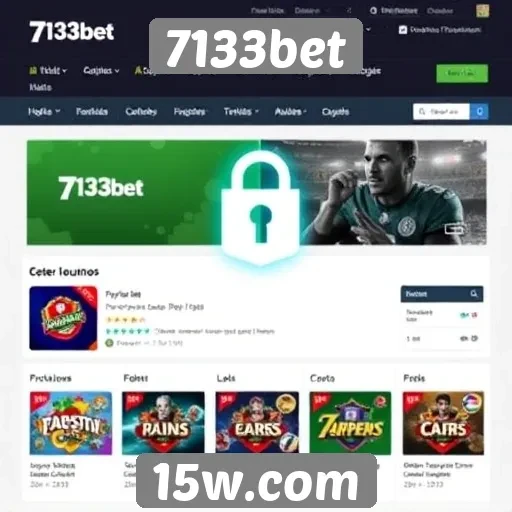 Análise de segurança no site 7133bet